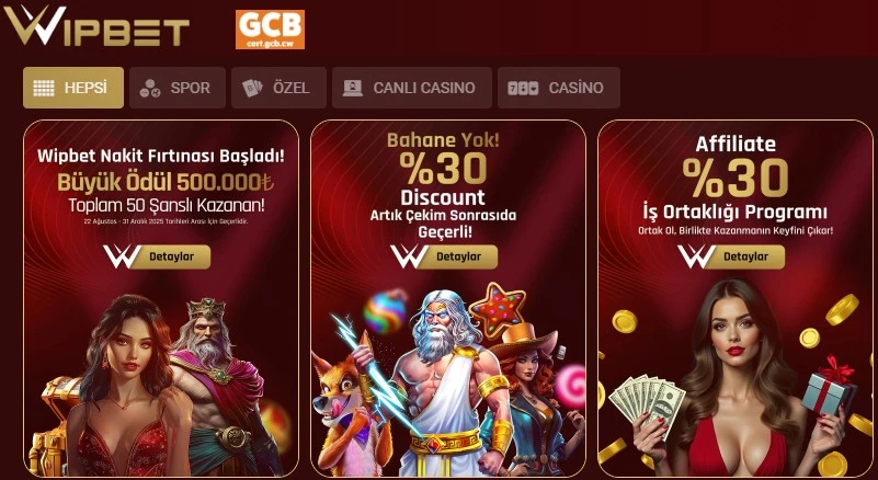 wipbet bonus avantajları